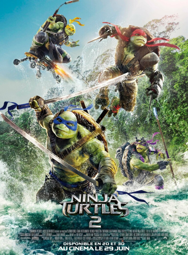 Affiche de Ninja Turtles 2