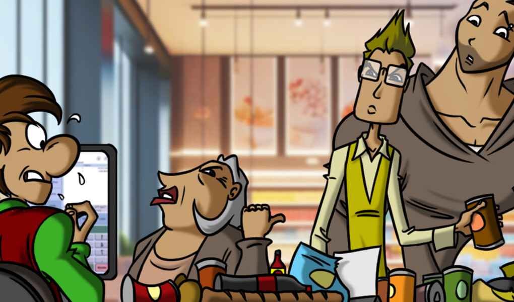 Mes papas & moi – S1 E2 : En caisse !