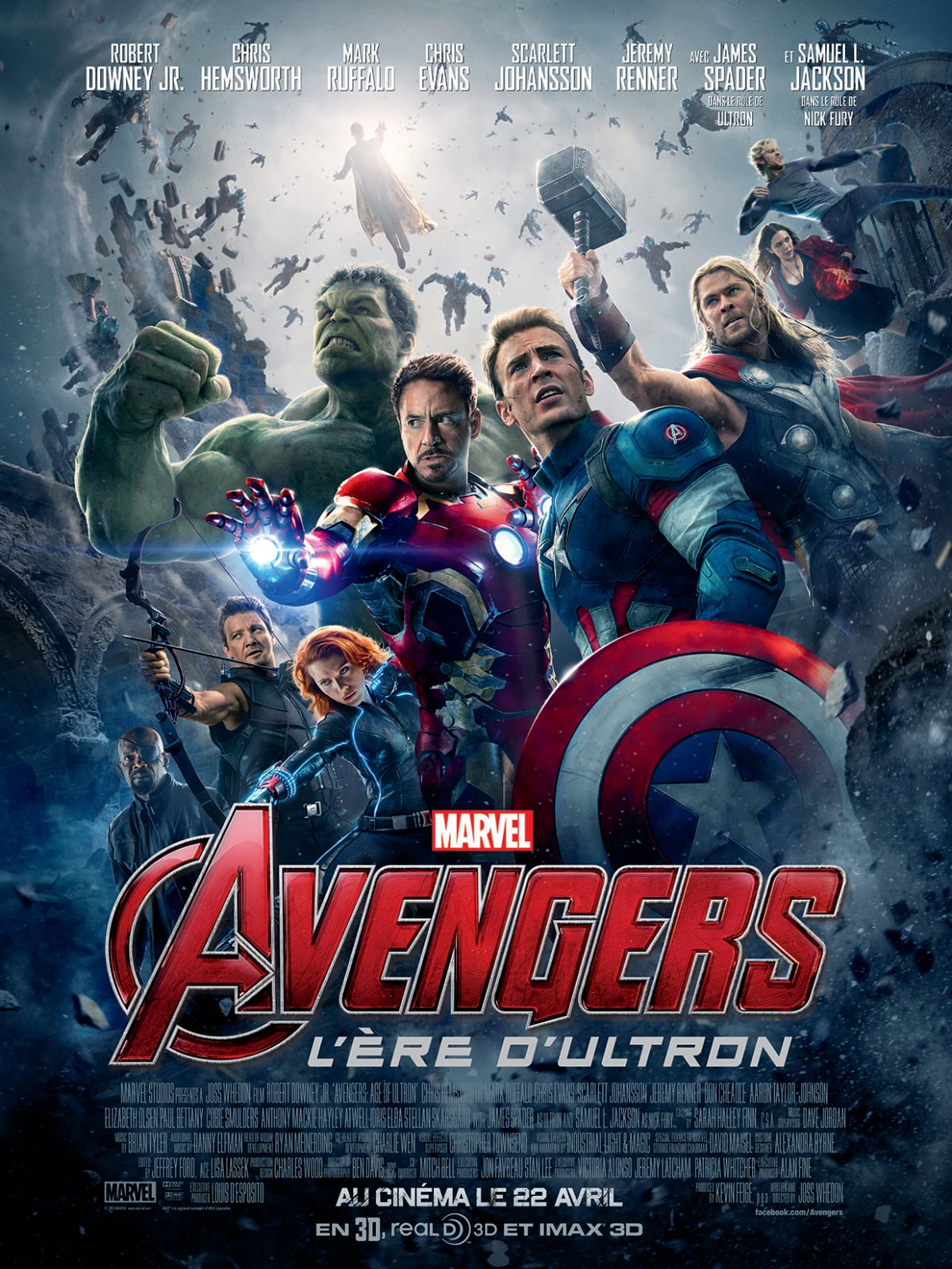 Affiche de Avengers : L’Ère d’Ultron