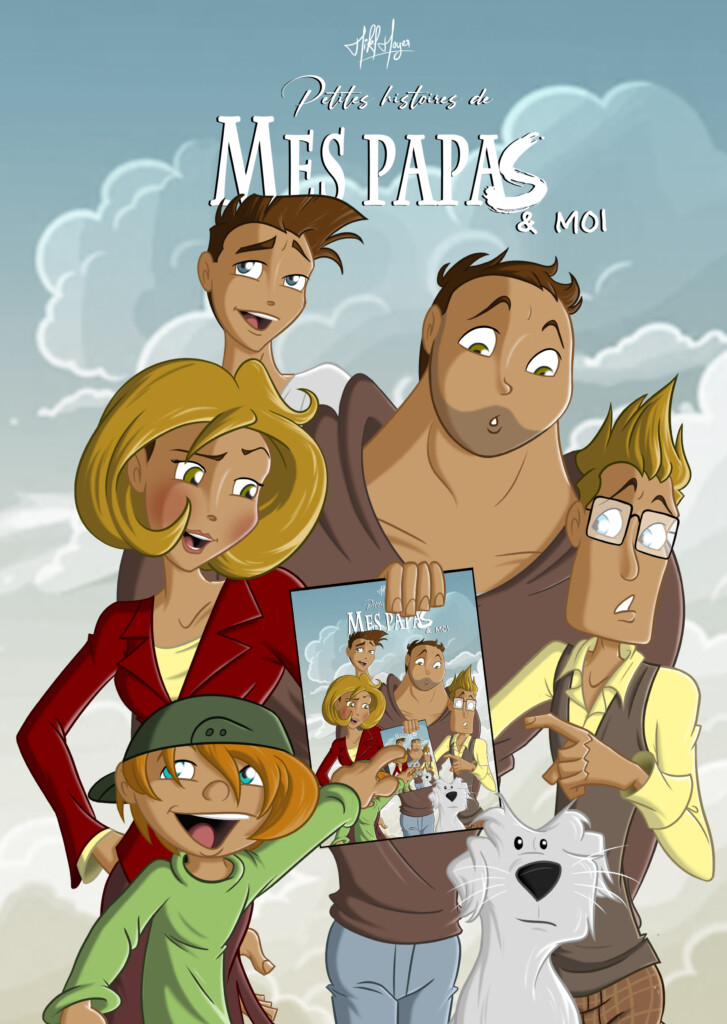 Petites histoires de Mes papas & moi – Webtoon/BD en ligne par Mikl Mayer