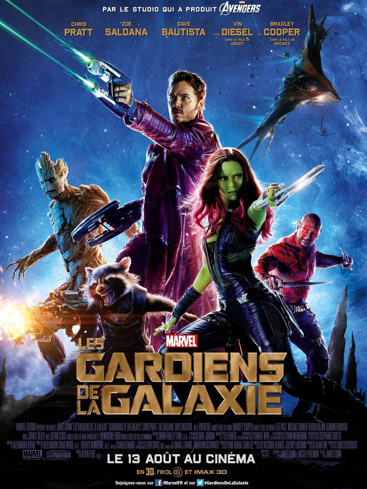 Affiche de Les Gardiens de la Galaxie 
