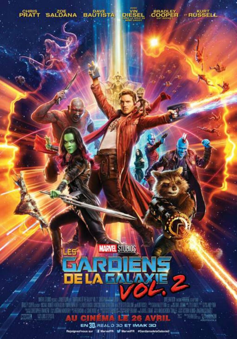 Affiche de Les Gardiens de la Galaxie Vol. 2