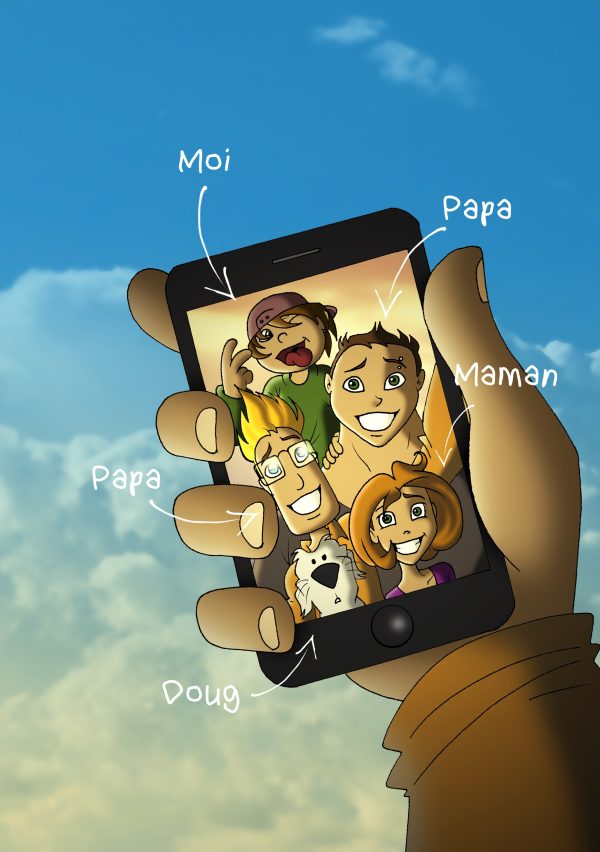 Album "Mes papas & moi" édition Des ailes sur un tracteur – Image 2
