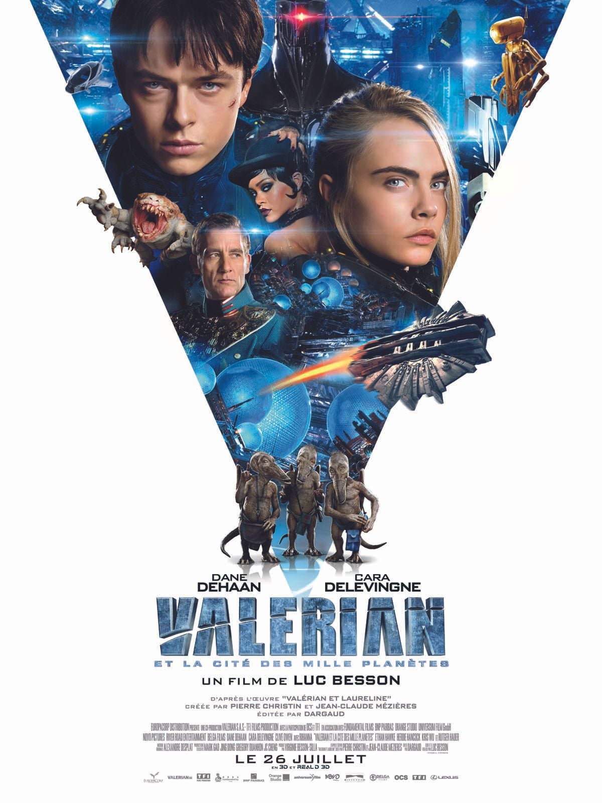 Affiche de Valérian et la Cité des mille planètes