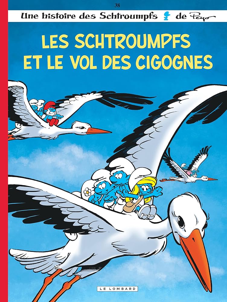 Couverture de Les Schtroumpfs et le Vol des cigognes