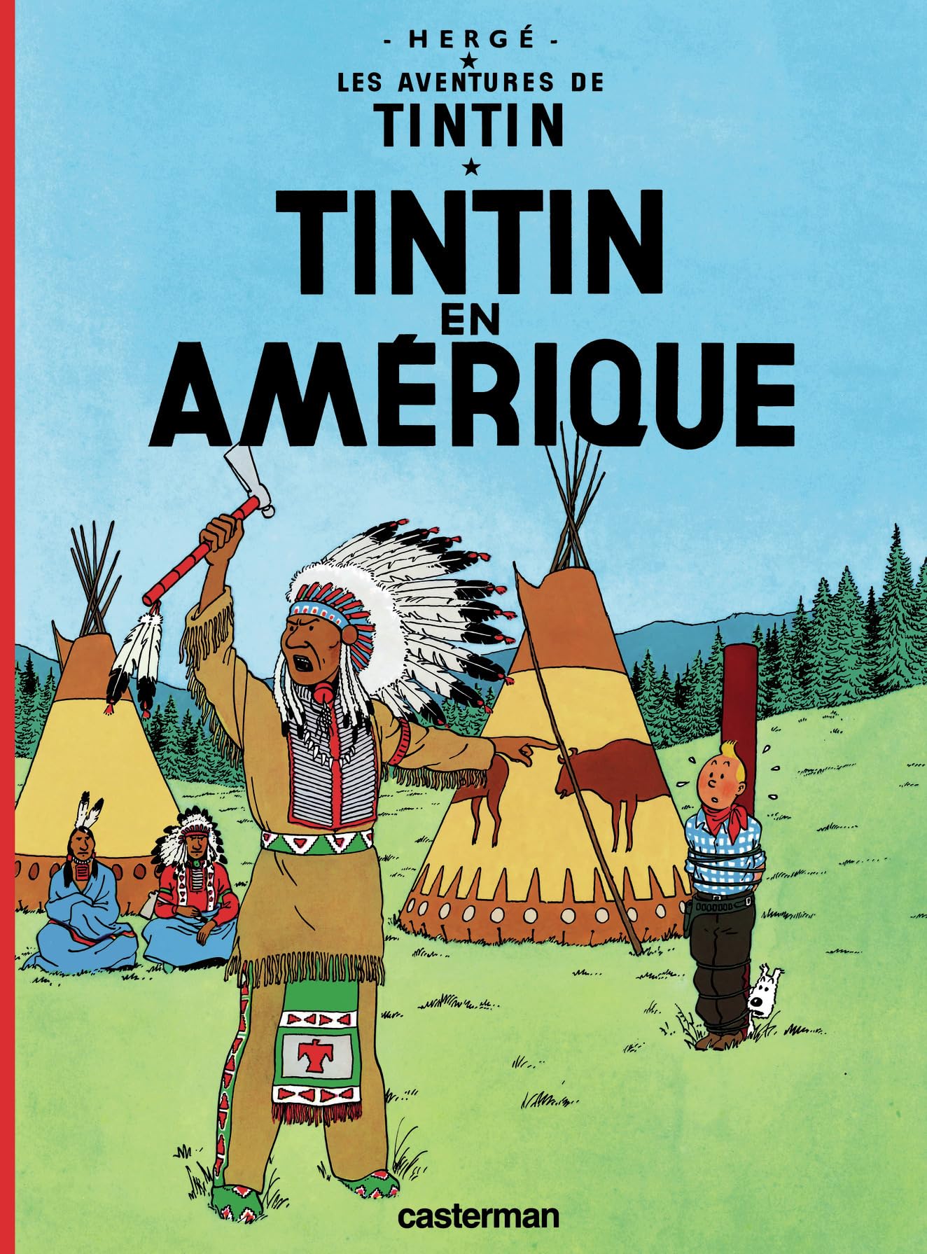 Couverture de Tintin en Amérique