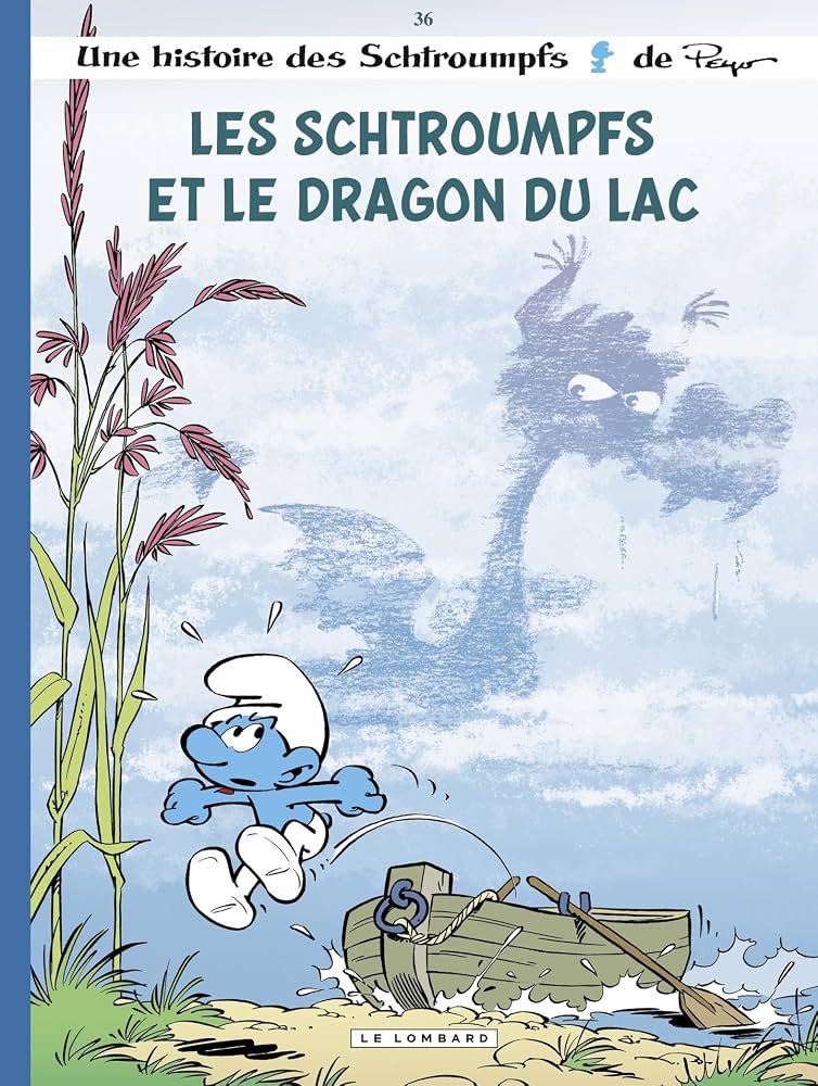 Couverture de Les Schtroumpfs et le Dragon du lac