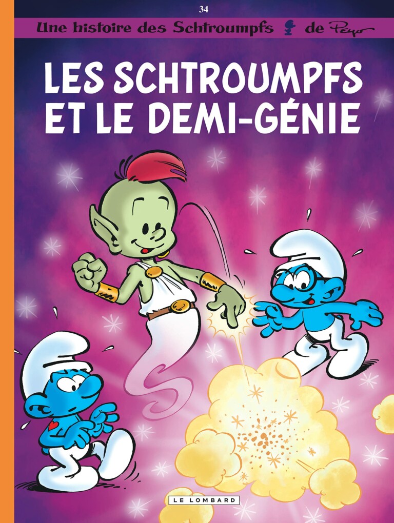 Couverture de Les Schtroumpfs et le Demi-Génie