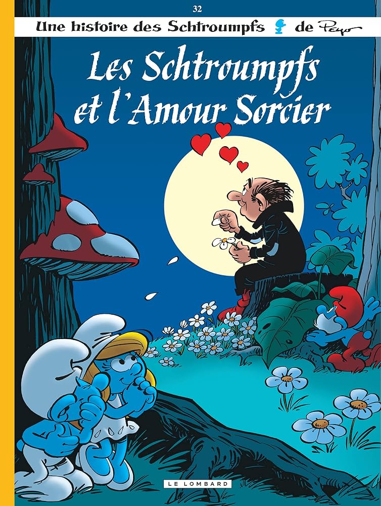 Couverture de Les Schtroumpfs et l’Amour Sorcier