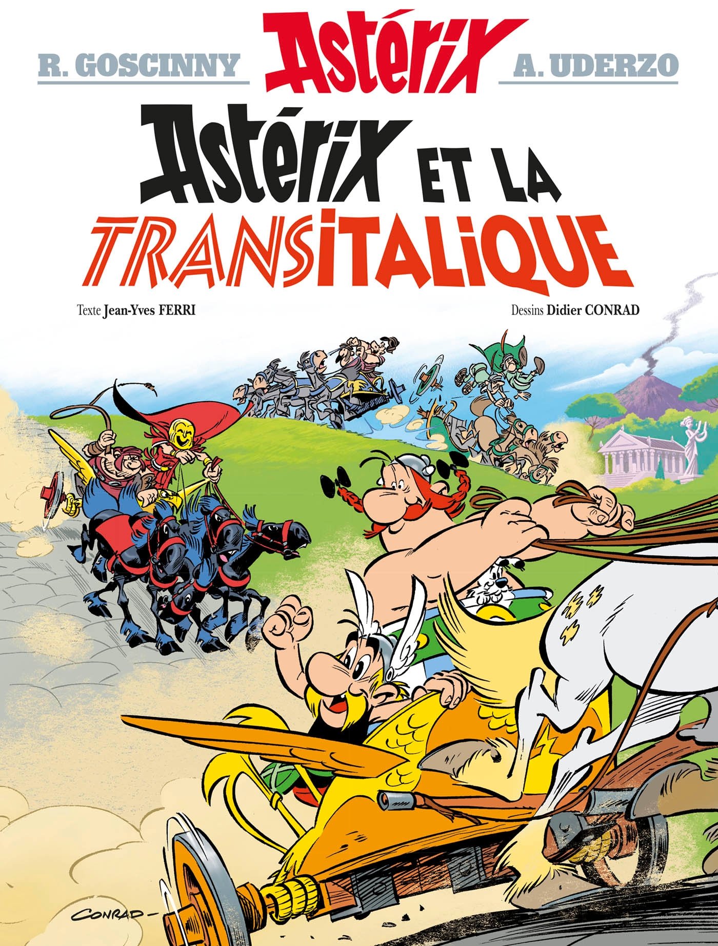 Couverture de Astérix et la Transitalique