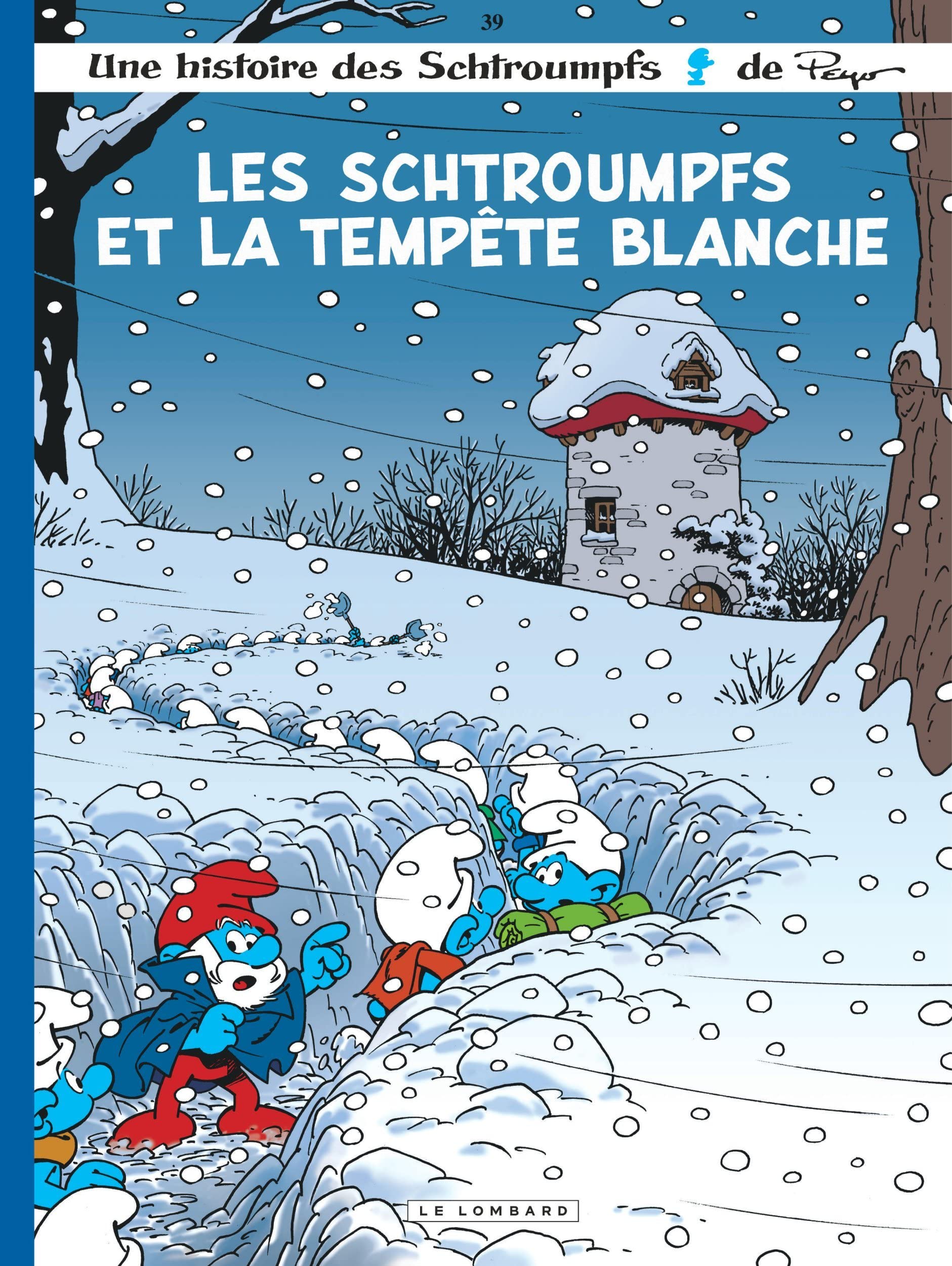 Couverture de Les Schtroumpfs et la Tempête blanche