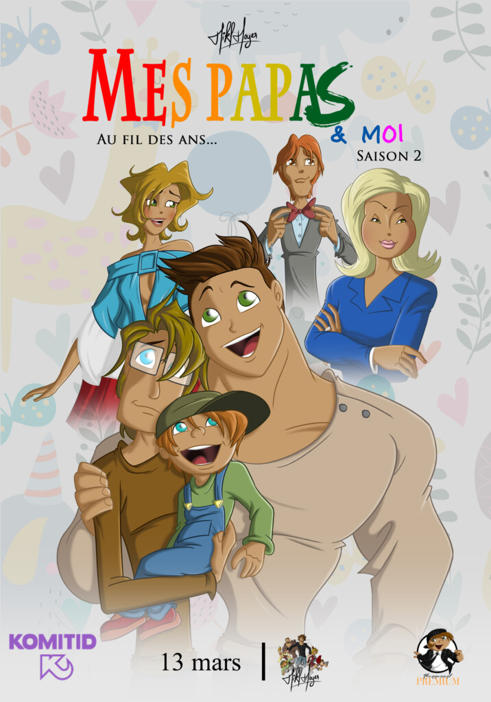 Affiche exclusive mes papas et moi au fil des ans 2