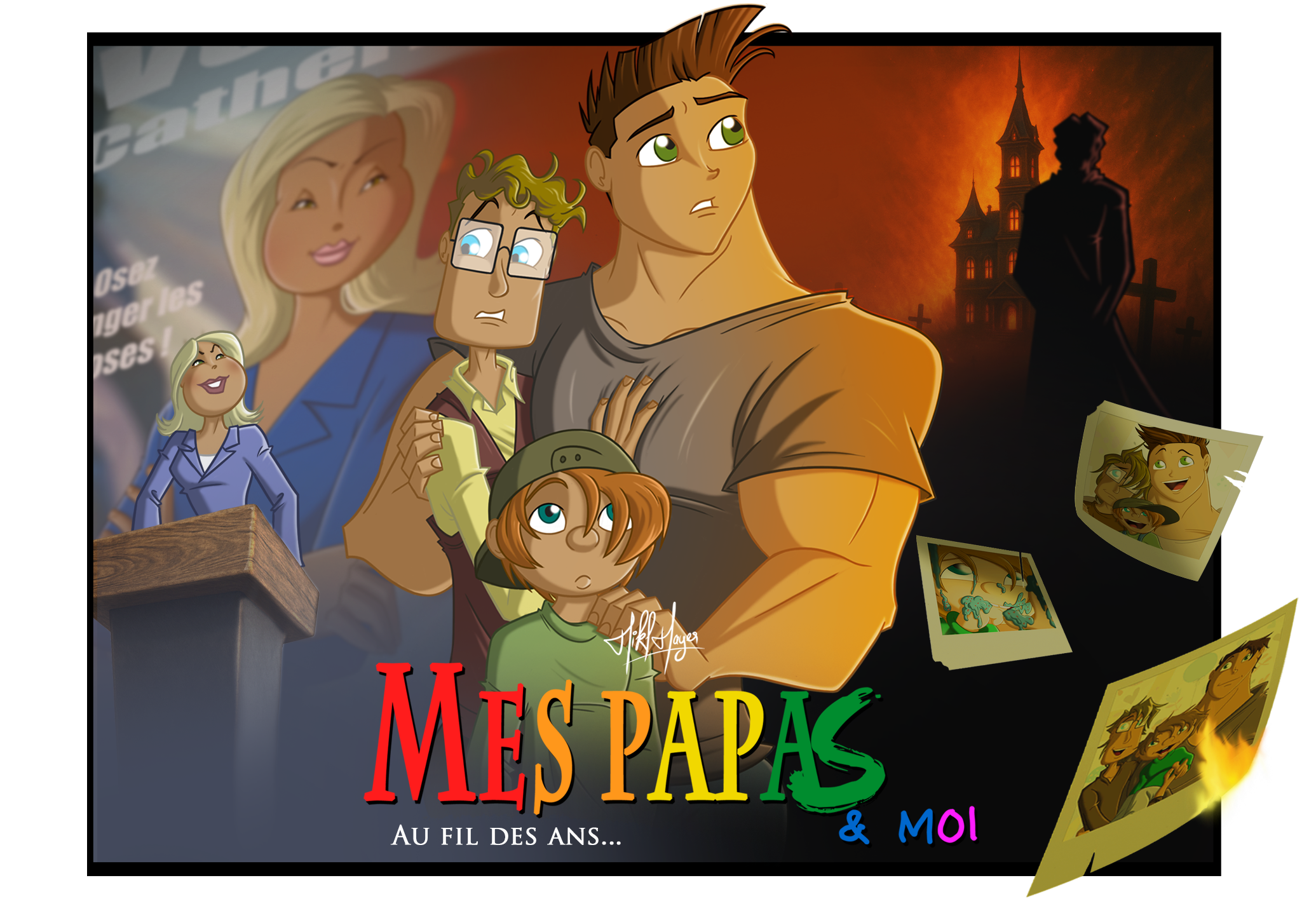Mes papas et moi : Au fil des ans – bande dessinée dramatique LGBT sur fond de politique et religion