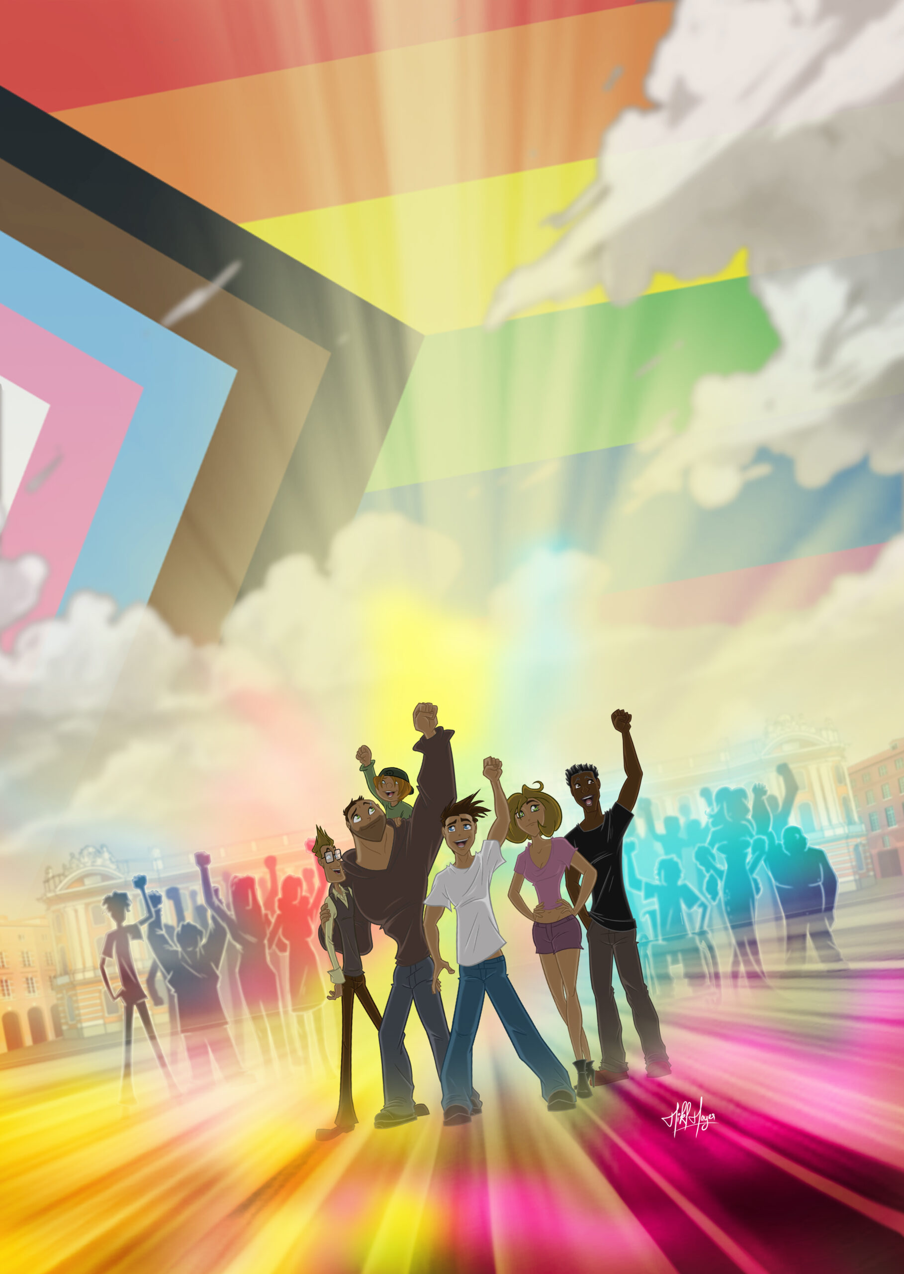 Fond d’écran portrait pride 2024