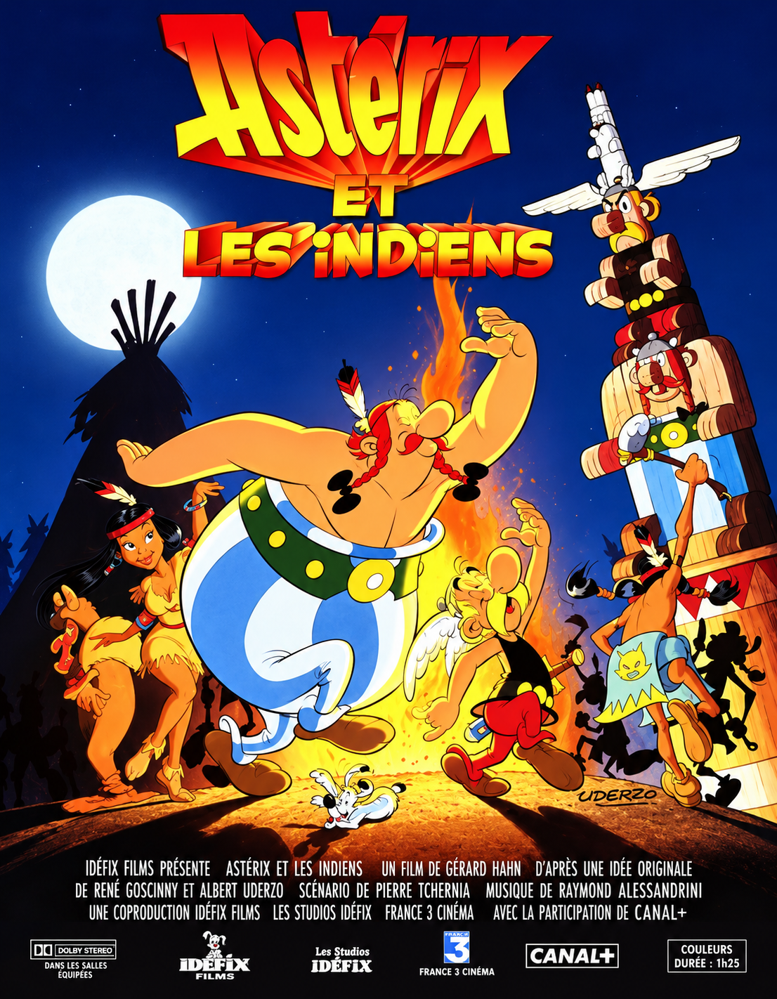 Affiche de Astérix et les Indiens