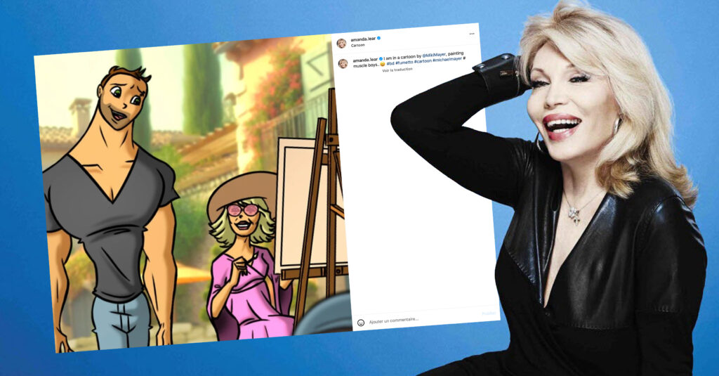 Amanda Lear partage un extrait de Mes papas & moi !