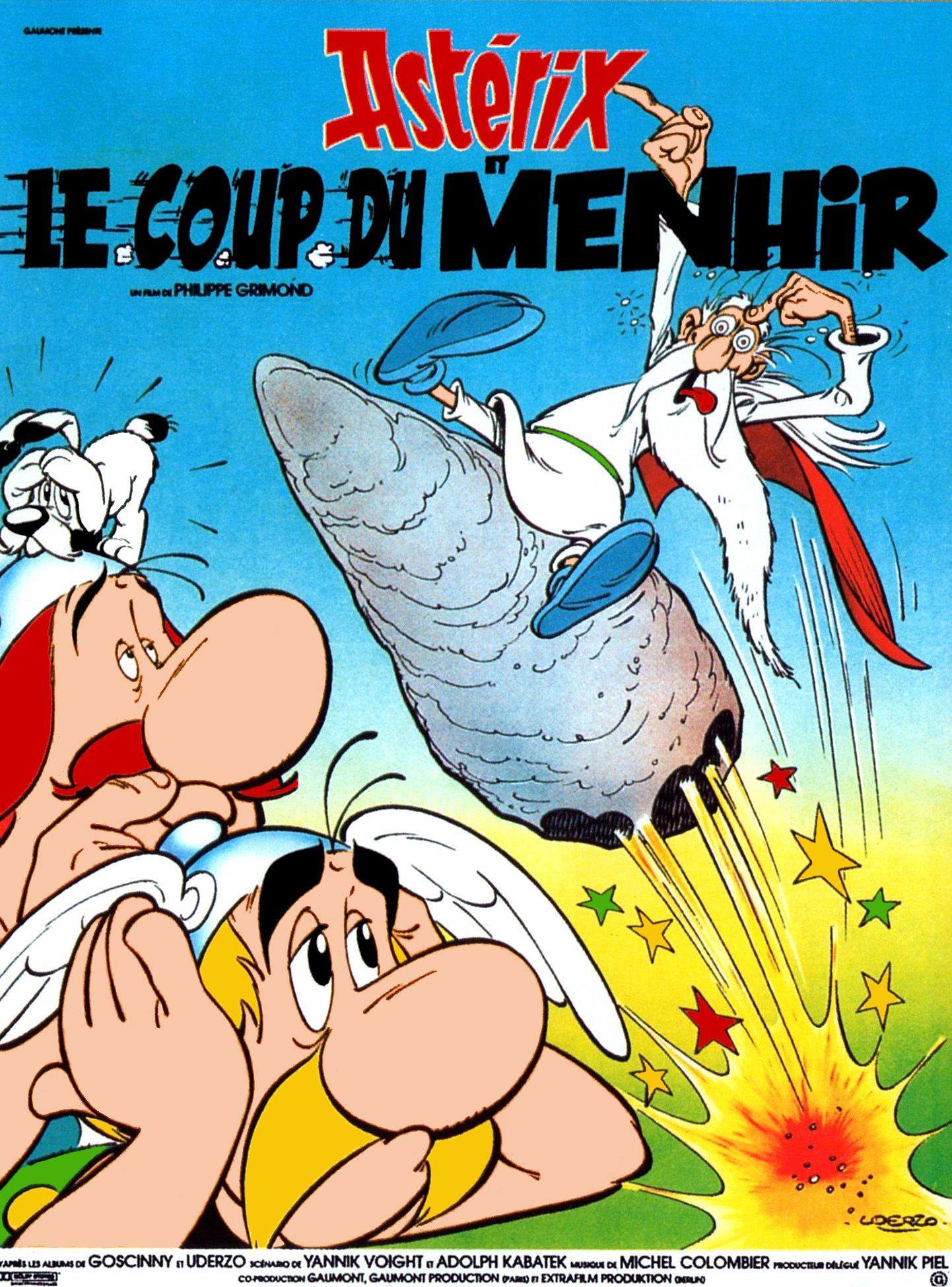 Affiche de Astérix et le Coup du menhir
