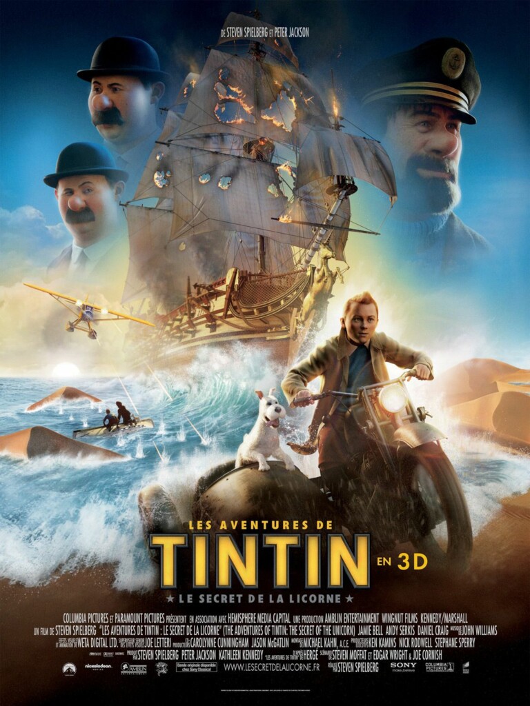 Affiche de Les Aventures de Tintin : Le Secret de la Licorne