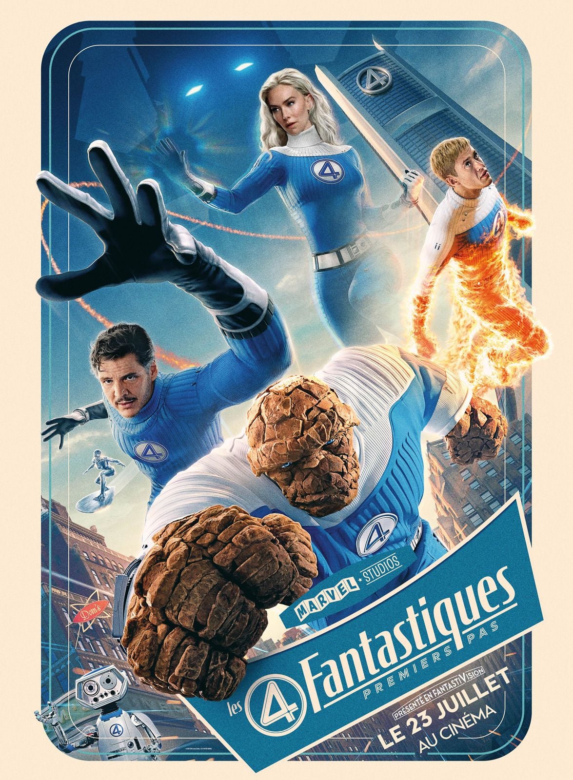Affiche de Les 4 Fantastiques : Premiers pas