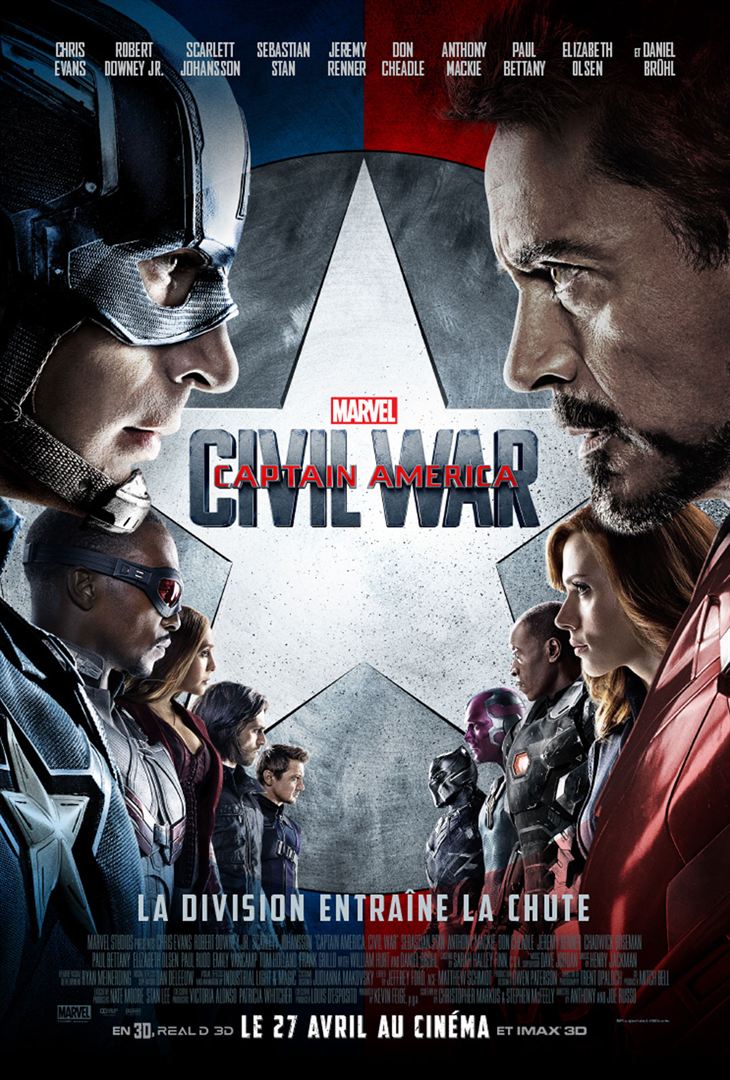 Affiche de Captain America: Civil War
