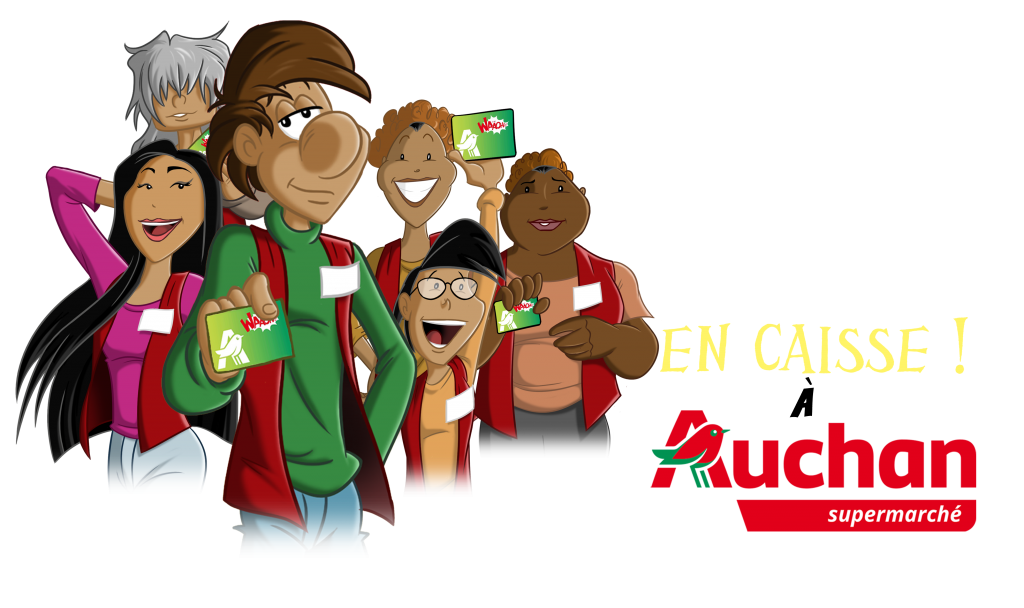 En caisse à Auchan