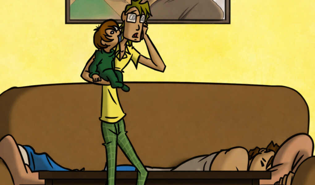 Mes papas & moi : Au fil des ans – S1 E4 : Crise de panique à la maison