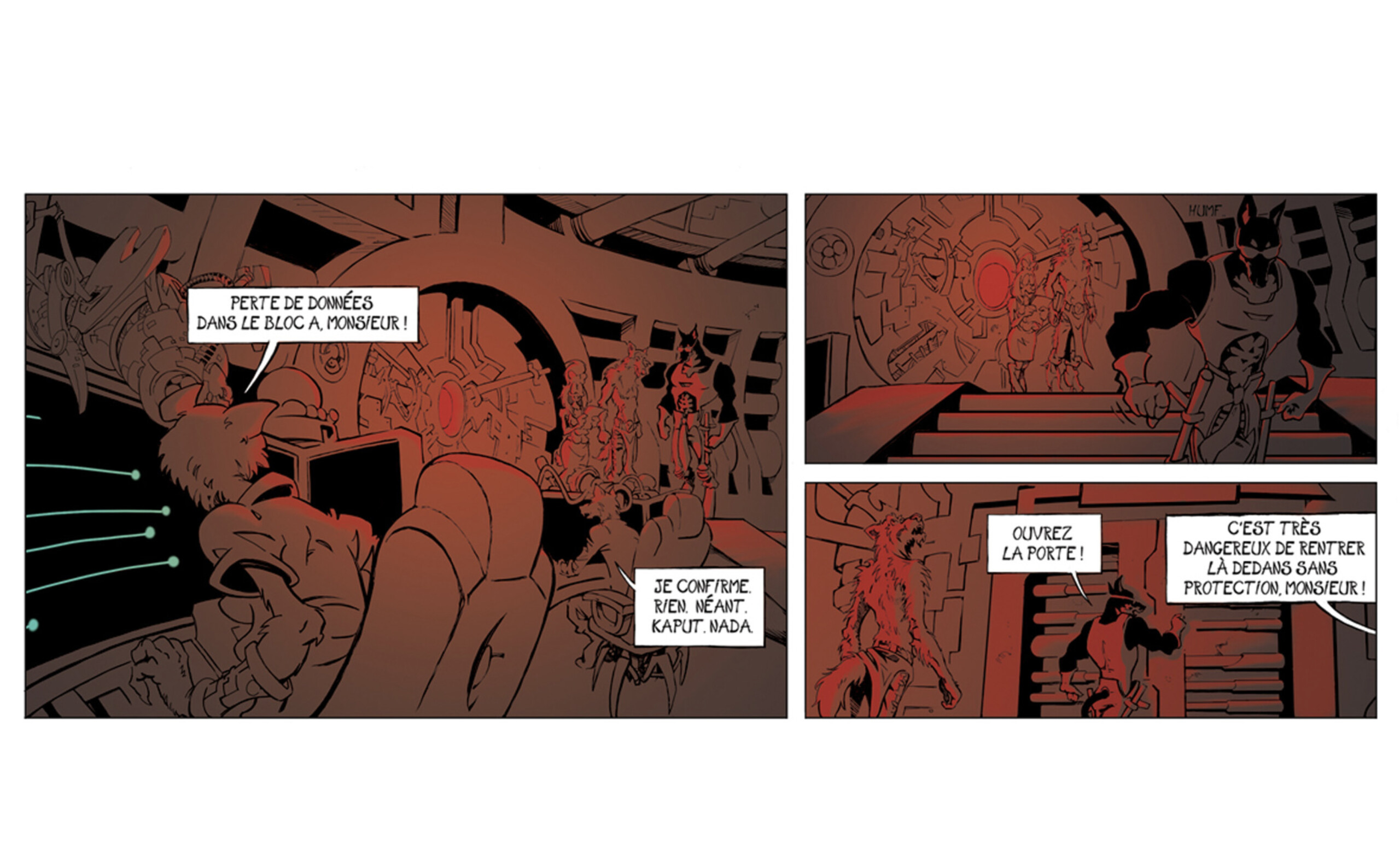 Alors qu’une perte de données critique frappe le mystérieux bloc A, Blwarg se retrouve plongé dans une situation d’urgence où tension, danger et absurdité futuriste précipitent enfin l’aventure.