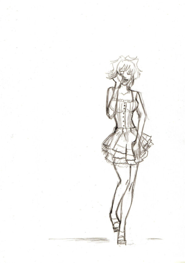 Dessin original Mylene Farmer La Fringale Culturelle