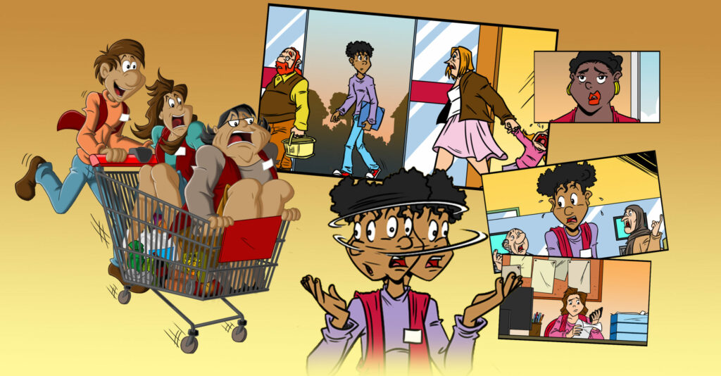 « En caisse ! » : l’incroyable parcours d’une BD sur la grande distribution