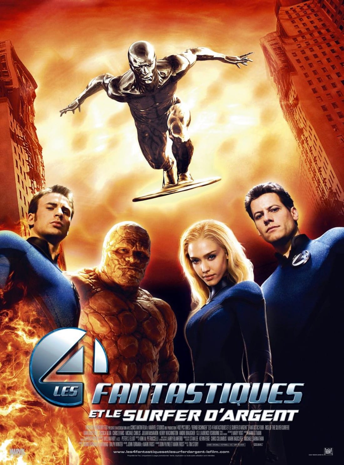 Affiche de Les 4 Fantastiques et le Surfer d’argent