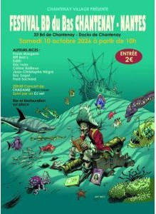 Affiche du festival 1ère édition du festival BD du bas Chantenay