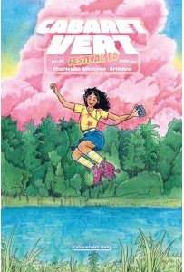Affiche du festival 20ème édition du festival BD au Cabaret Vert