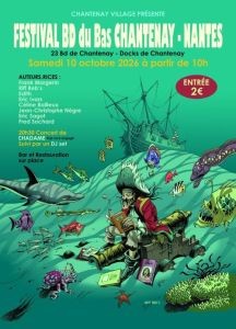 Affiche du festival 1ère édition du festival BD du bas Chantenay