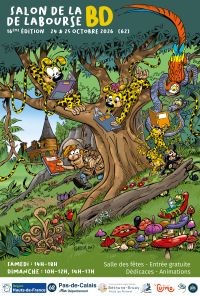 Affiche du festival 16ème édition du salon de Labourse BD