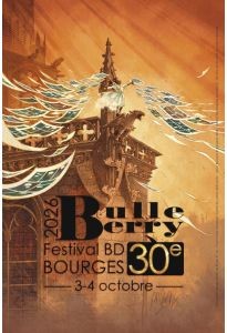 Affiche du festival 30ème édition du festival BD Bulle Berry