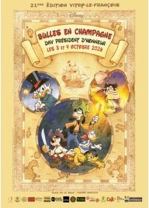 Affiche du festival 21ème édition du festival BD Bulles en Champagne