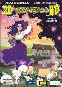 Affiche du festival 20ème édition du week-end de la BD de Gradignan