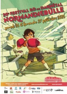 Affiche du festival 30ème édition du festival BD NormandieBulle