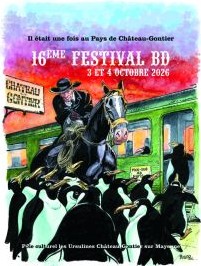 Affiche du festival 16ème édition du festival BD du Pays de Chateau Gontier