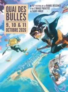 Affiche du festival 45ème édition du festival BD Quai des Bulles