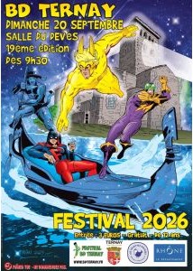 Affiche du festival 19ème édition du festival BD Ternay