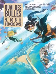Affiche du festival 45ème édition du festival BD Quai des Bulles