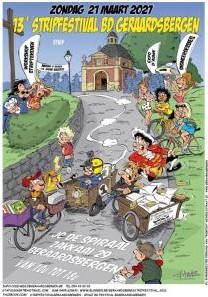 Affiche du festival 13ème édition du Strip festival BD Geraardsbergen