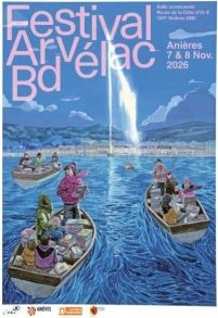 Affiche du festival 7ème édition du festival Arvélac BD