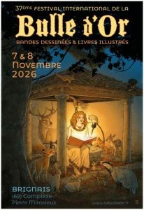 Affiche du festival 37ème édition du festival BD La Bulle d'Or