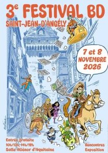 Affiche du festival 3ème édition du festival BD de Saint-Jean-d'Angély