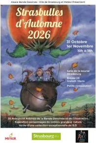 Affiche du festival 16ème édition du festival BD Strasbulles
