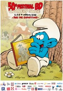 Affiche du festival 50ème édition du festival BD Chambéry Savoie