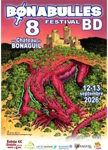 Affiche du festival 8ème édition du festival BD BonaBulles