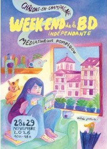 Affiche du festival 12ème édition du week-end de la BD indépendante